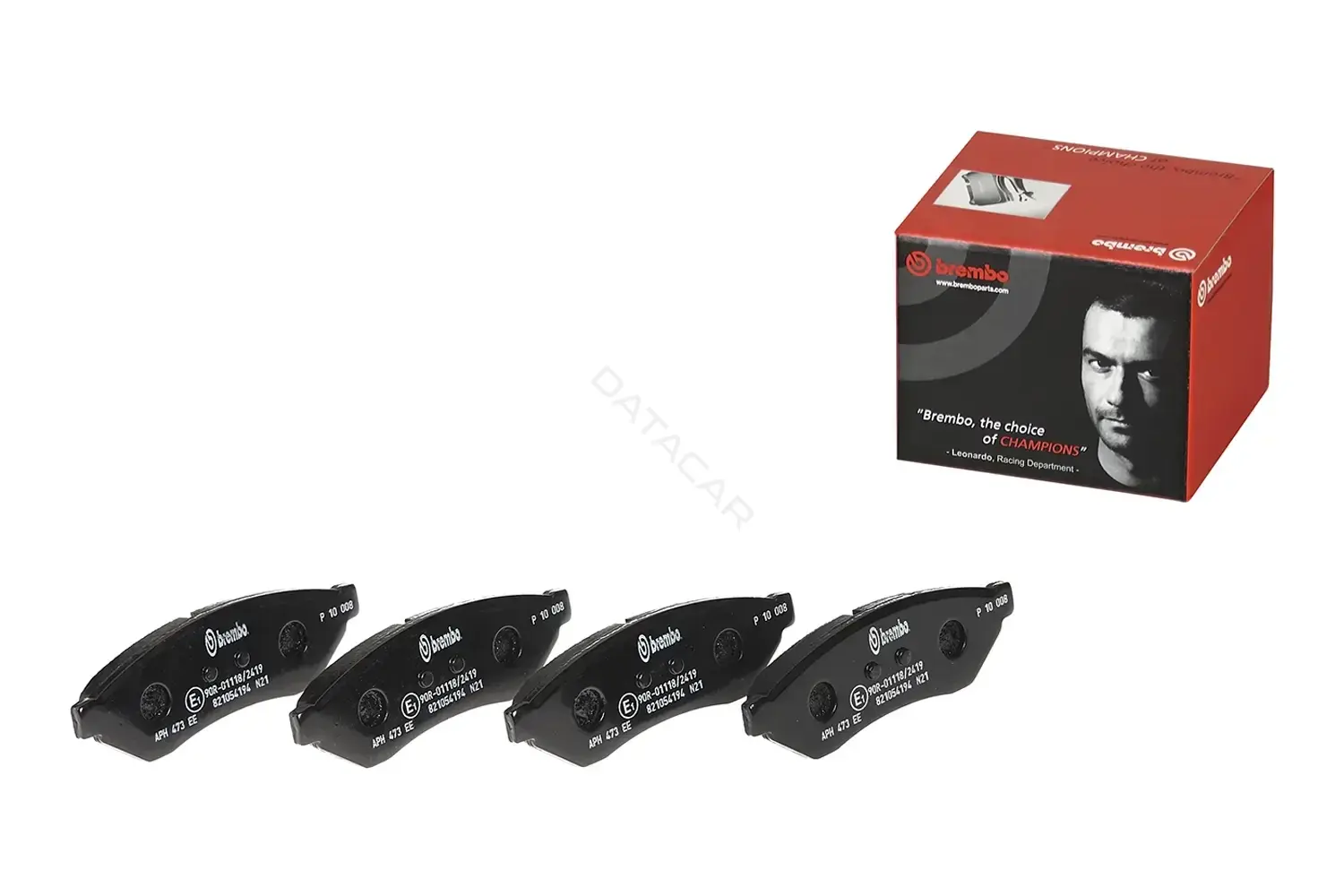 Тормозные колодки BREMBO P10008