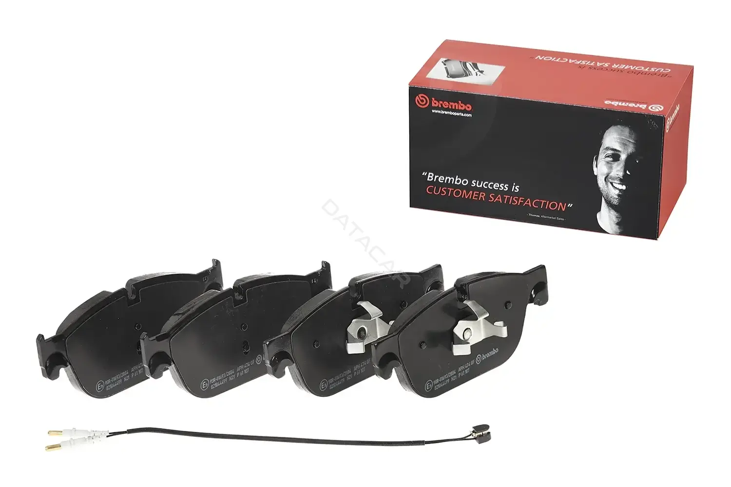 Тормозные колодки BREMBO P61107