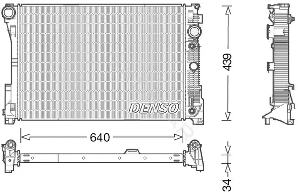 Радиатор охлаждения DENSO DRM17048