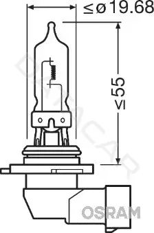 Лампочки OSRAM 9005FBR-HCB