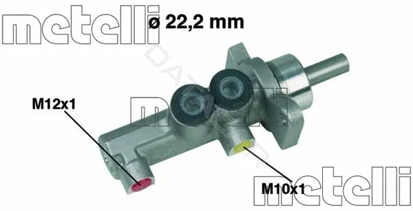 Главный тормозной цилиндр METELLI 05-0381