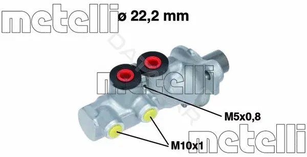 Главный тормозной цилиндр METELLI 05-0692