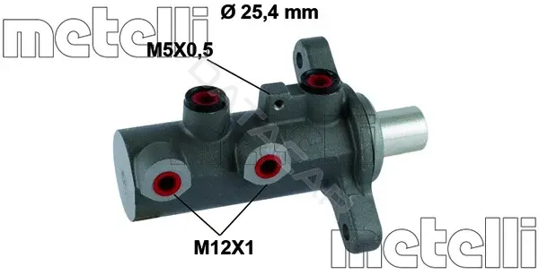 Главный тормозной цилиндр METELLI 05-0872