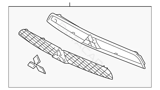 Решетка радиатора MITSUBISHI 7450A609