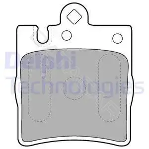 Тормозные колодки DELPHI LP1618