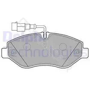 Тормозные колодки DELPHI LP2043