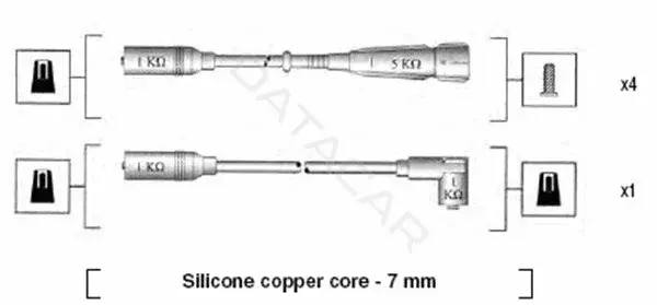Высоковольтные провода MAGNETI MARELLI 941055040529