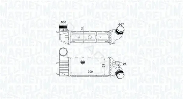 Интеркулер MAGNETI MARELLI 351319205250
