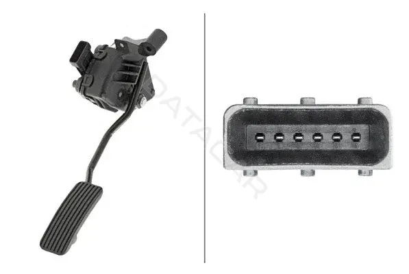 Датчик положения педали акселератора BEHR/HELLA/PAGID 6PV010946-091