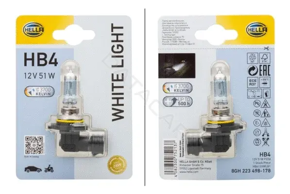 Лампочки BEHR/HELLA/PAGID 8GH223498-178