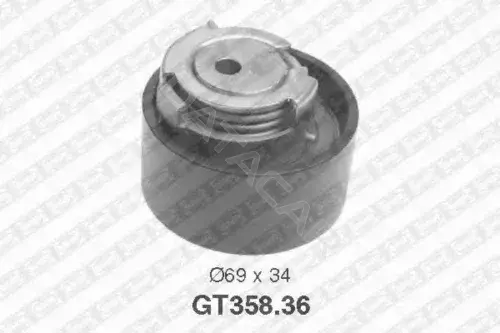Натяжной ролик ГРМ SNR/NTN GT358.36