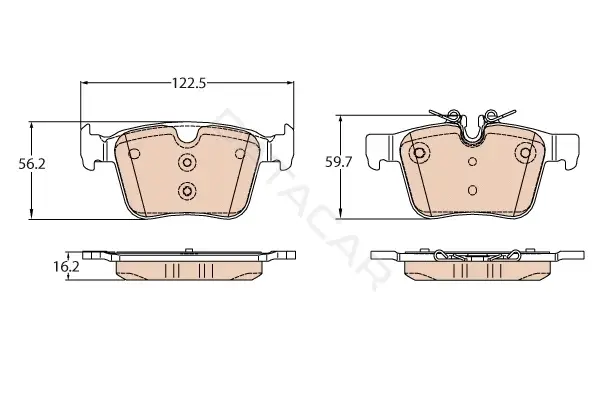 Тормозные колодки TRW GDB2110