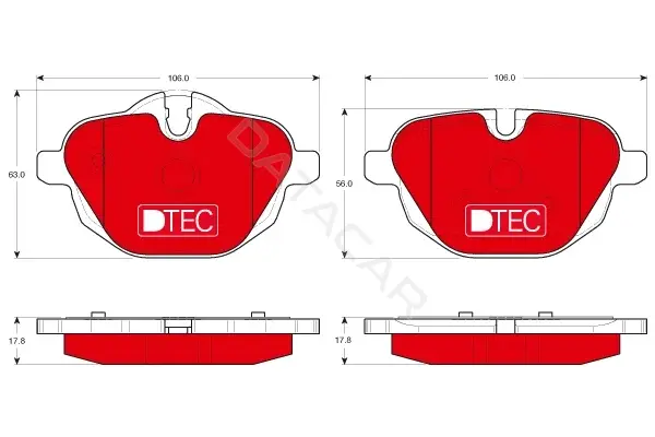 Тормозные колодки TRW GDB1840DTE