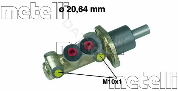 Главный тормозной цилиндр METELLI 05-0125