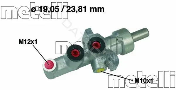 Главный тормозной цилиндр METELLI 05-0619