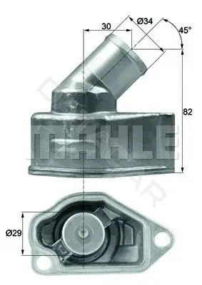 Термостат KNECHT/MAHLE TI992