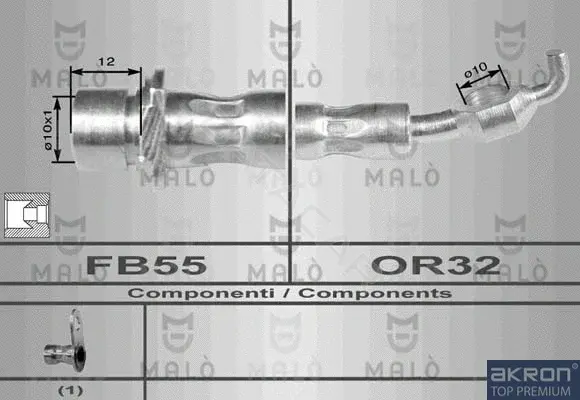 Тормозные шланги MALO 80128