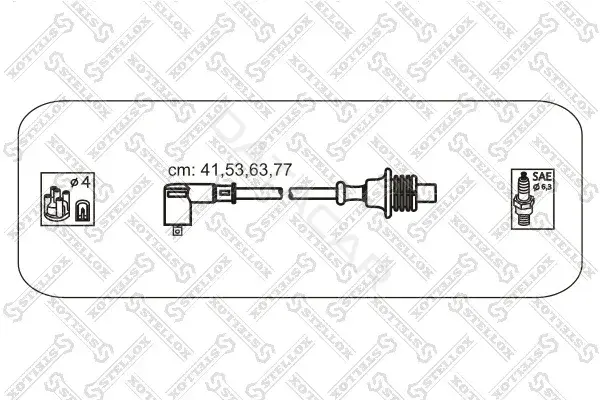 Высоковольтные провода STELLOX 10-38155-SX