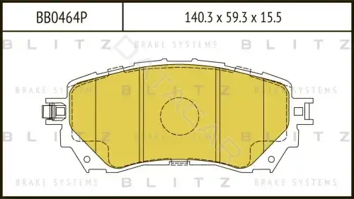 Тормозные колодки BLITZ BB0464P