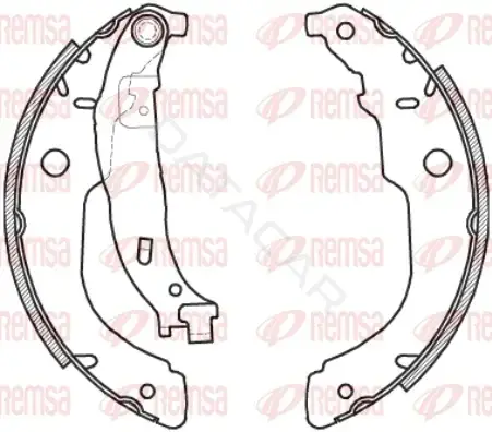 Барабанные колодки REMSA 4212.00