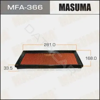 Воздушный фильтр MASUMA MFA-366