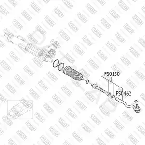 Рулевая тяга FIXAR FS0150