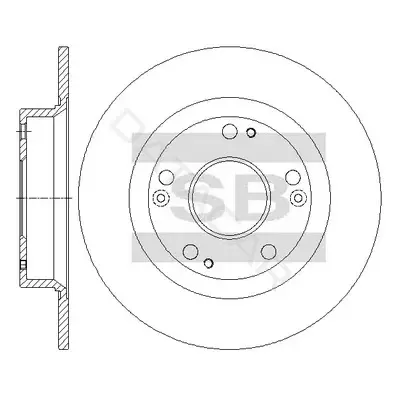 Тормозные диски Hi-Q SD4123