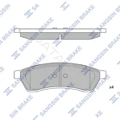 Тормозные колодки Hi-Q SP1119-R