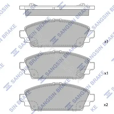 Тормозные колодки Hi-Q SP1572