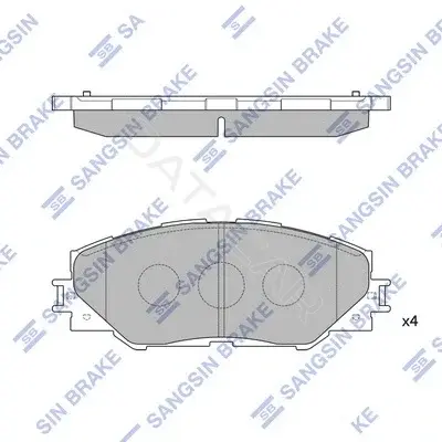 Тормозные колодки Hi-Q SP2138