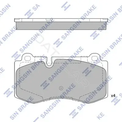 Тормозные колодки Hi-Q SP2195