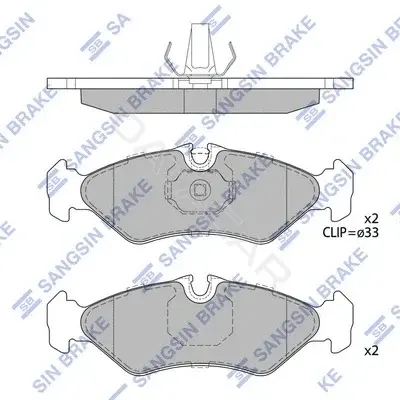 Тормозные колодки Hi-Q SP4084