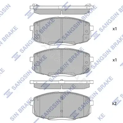 Тормозные колодки Hi-Q SP4098