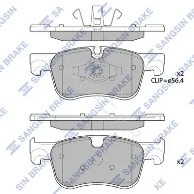 Тормозные колодки Hi-Q SP4209