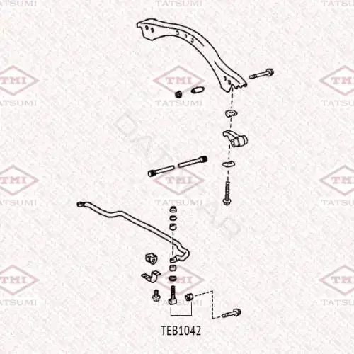 Стойки стабилизатора TATSUMI TEB1042