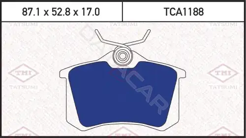 Тормозные колодки TATSUMI TCA1188