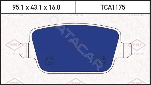 Тормозные колодки TATSUMI TCA1175