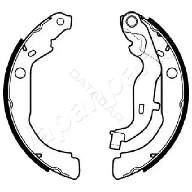 Барабанные колодки JAPANPARTS GF-020AF