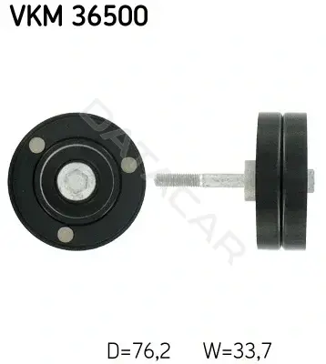 Ролик ремня генератора SKF VKM36500