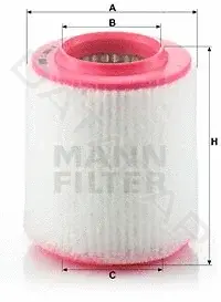 Воздушный фильтр MANN C1652/2