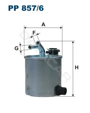 Топливный фильтр FILTRON PP857/6