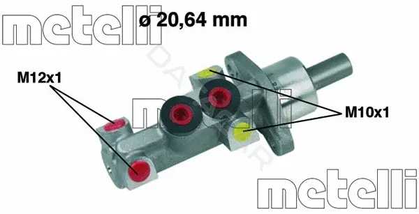 Главный тормозной цилиндр METELLI 05-0388