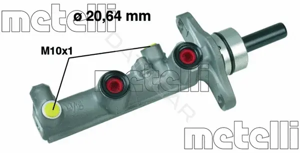 Главный тормозной цилиндр METELLI 05-0590