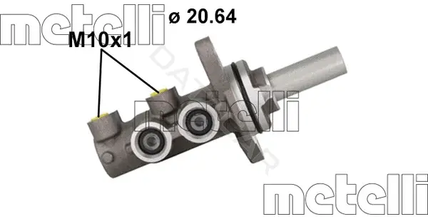 Главный тормозной цилиндр METELLI 05-1161