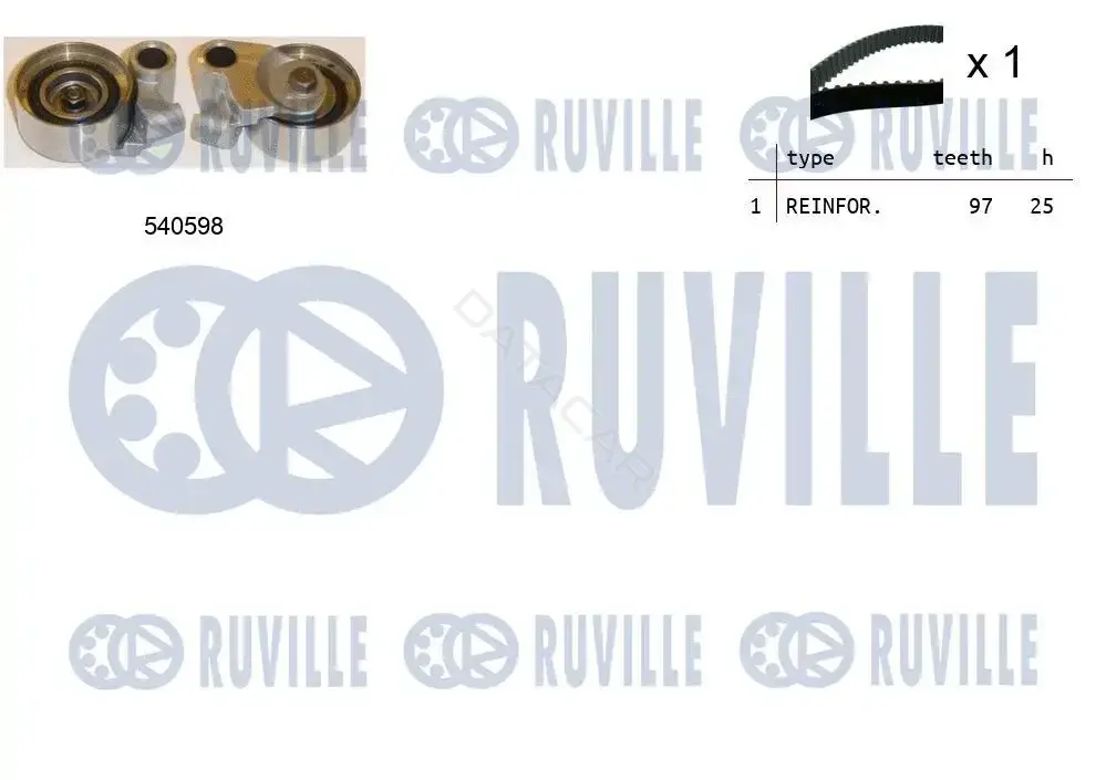 Комплект ГРМ RUVILLE 550270