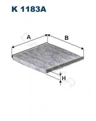 Фильтр салонный FILTRON K1183A