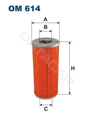 Масляный фильтр FILTRON OM614