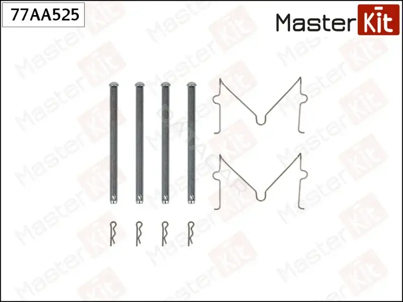Ремкомплект тормозных колодок MASTERKIT 77AA525