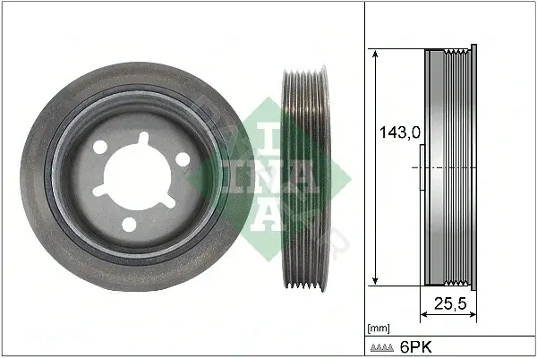 Шкив коленвала INA 544014510