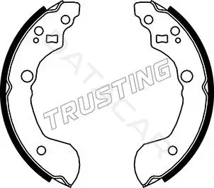 Барабанные колодки TRUSTING 067.187